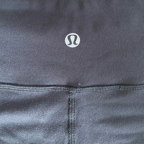 Black Lululemon Capri leggings - Picture 2 of 4